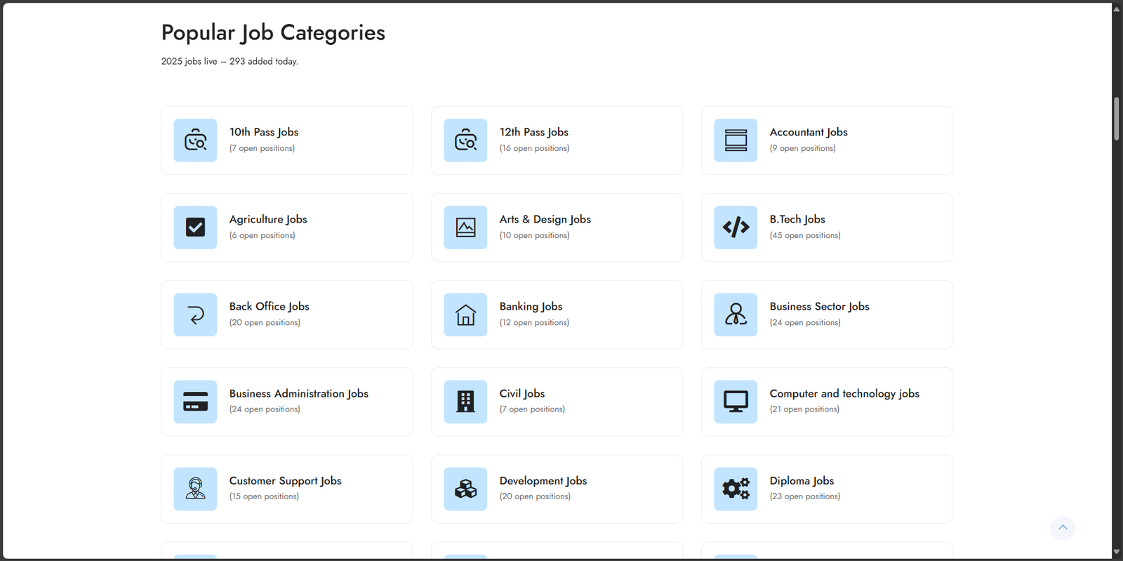 Job Search Website Development